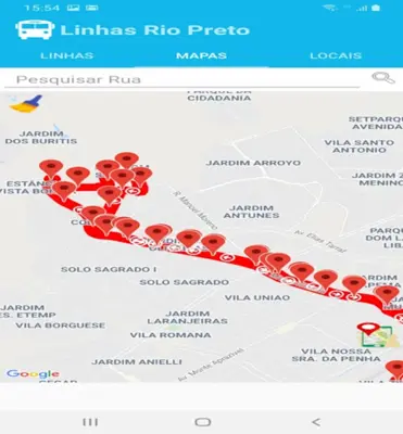 Linhas Rio Preto android App screenshot 0